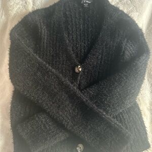 Art Class Black Cardigan Sweater